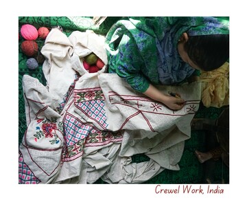 Crewel Work, India