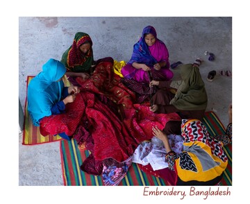 Embroidery, Bangladesh