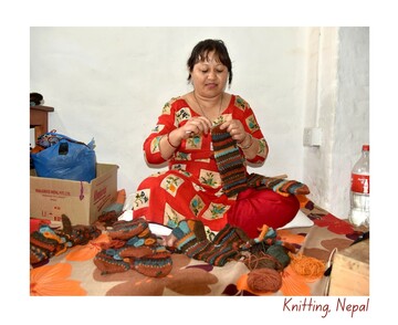Knitting, Nepal