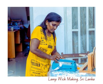 Lamp Wick Making, Sri Lanka