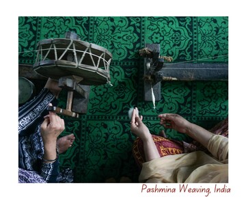 Pashmina Weaving, India