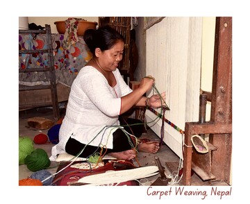 Carpet Weaving, Nepal