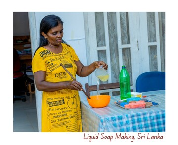 Liquid Soap Making, Sri Lanka
