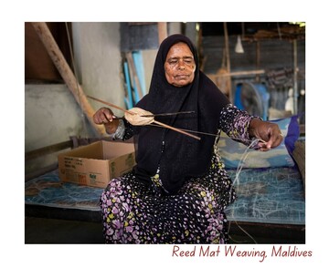 Reed Mat Weaving, Maldives