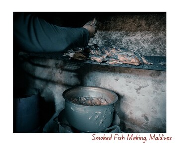 Smoked Fish Making, Maldives
