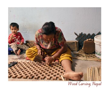 Wood Carving, Nepal